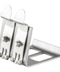 Adattatore per 2 Moduli Keystone RJ45 per guida DIN