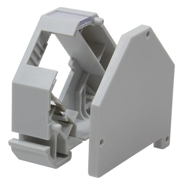 Adattatore per Guida DIN per Connettore RJ45 1 Porta in Plastica