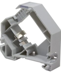Adattatore per Guida DIN per Connettore RJ45 1 Porta in Plastica