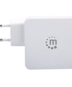 Alimentatore 45W con porte USB-C e USB-A Bianco