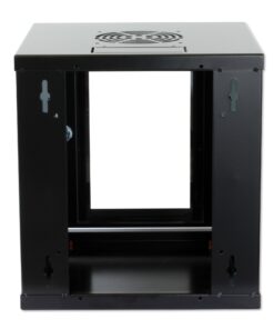 Armadio Rack 10'' a muro 6 unità Porta Cieca Nero