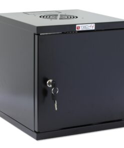 Armadio Rack 10'' a muro 6 unità Porta Cieca Nero