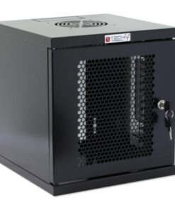 Armadio Rack 10'' a muro 6 unità Porta Grigliata Nero
