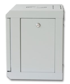 Armadio Rack 10'' a muro 6 unità con pannelli asportabili Grigio