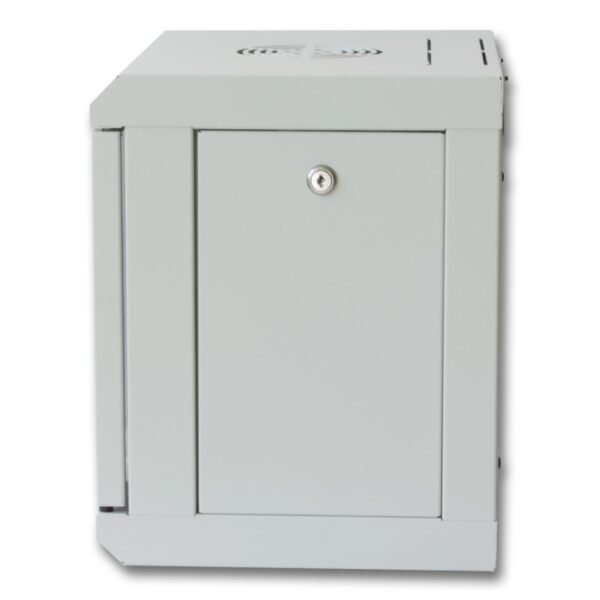 Armadio Rack 10'' a muro 6 unità con pannelli asportabili Grigio