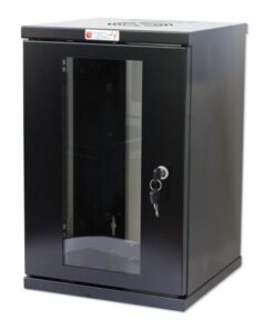 Armadio Rack 10'' a muro 9 unità Nero