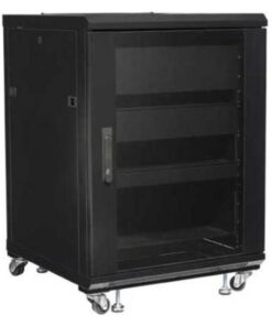 Armadio Rack 19'' 600x600 15U per Audio Video Nero