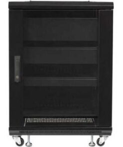 Armadio Rack 19'' 600x600 15U per Audio Video Nero