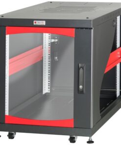 Armadio Rack 19'' 600x800 12 Unità Nero da sotto-scrivania