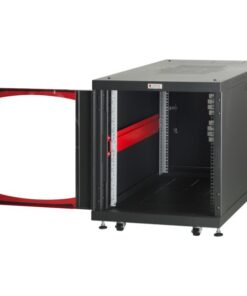 Armadio Rack 19'' 600x800 12 Unità Nero da sotto-scrivania