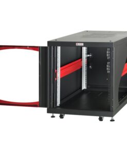 Armadio Rack 19'' 600x800 12 Unità Nero da sotto-scrivania