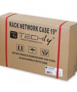 Armadio Rack 19'' Flat a muro p.30cm 6 unità sezione unica Grigio