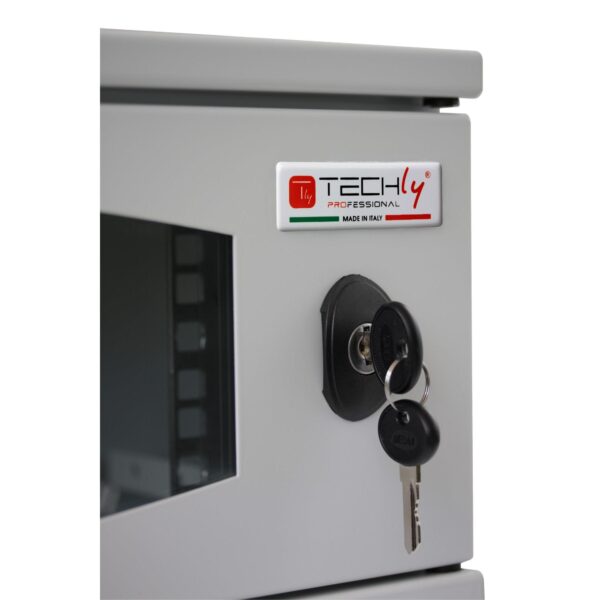 Armadio Rack 19'' a Muro 3U prof. 320 Grigio Assemblato