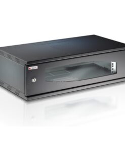 Armadio Rack 19'' a Muro 3U prof. 320 Nero Assemblato