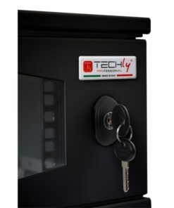 Armadio Rack 19'' a Muro 3U prof. 320 Nero Assemblato