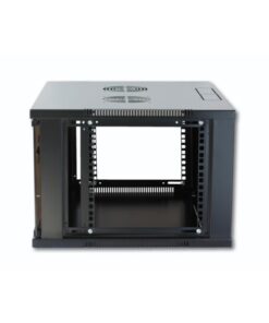 Armadio Rack 19'' a Muro 6U prof. 450 Nero Assemblato