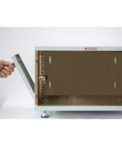 Armadio Rack 19'' a Muro 9U prof. 450 Grigio Assemblato