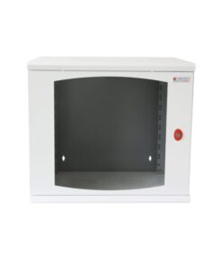 Armadio Rack 19'' a muro 10 unità sezione unica prof. 500mm Bianco