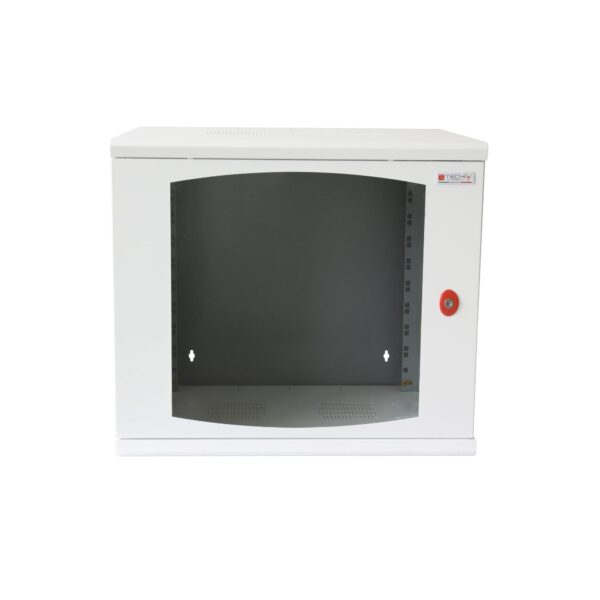 Armadio Rack 19'' a muro 10 unità sezione unica prof. 500mm Bianco