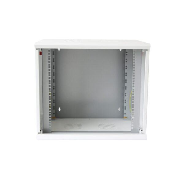 Armadio Rack 19'' a muro 10 unità sezione unica prof. 500mm Bianco