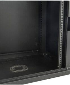 Armadio Rack 19'' a muro 15 unità Nero prof. 600 porta cieca
