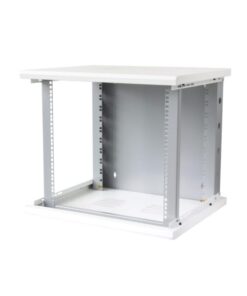 Armadio Rack 19'' a muro 16 unità sezione unica prof. 500mm Bianco