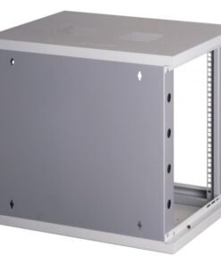 Armadio Rack 19'' a muro 16 unità sezione unica prof. 500mm Nero