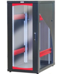 Armadio Server Rack 19'' 600x1000 27 Unita' Nero serie IdealNET