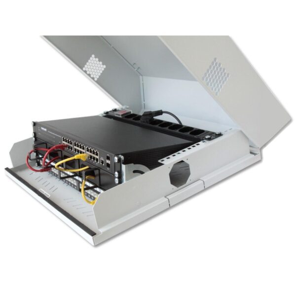 Armadio a muro 19'' Flat 9 Unità Grigio