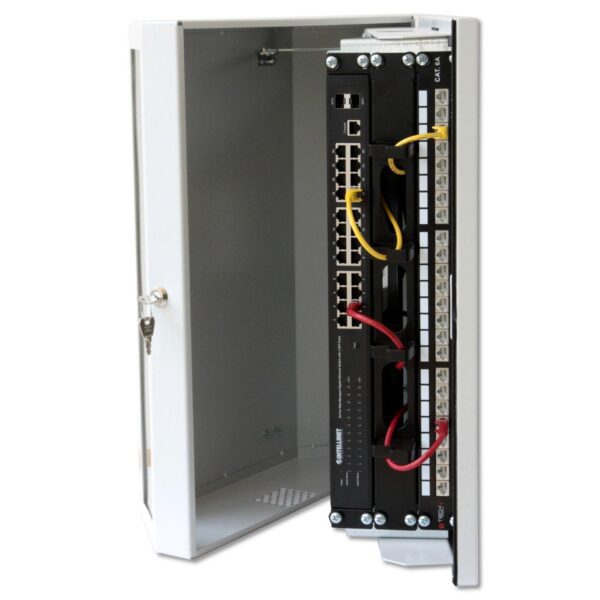 Armadio a muro 19'' Flat 9 Unità Grigio