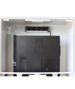 Armadio di sicurezza per PC, monitor LCD e tastiera Grigio