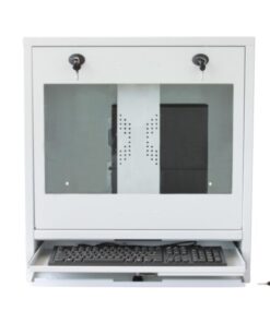 Armadio di sicurezza per PC, monitor LCD e tastiera Grigio