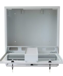 Armadio di sicurezza per PC, monitor touch LCD e tastiera Grigio