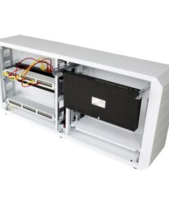 Armadio rack 19'' Ghost  con porta grigliata Bianco