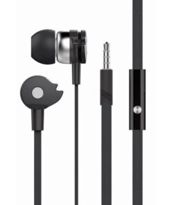 Auricolari Stereo In-Ear con Microfono e Telecomando Nero