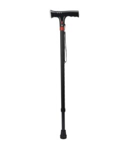 Bastone da passeggio con luce led e allarme acustico