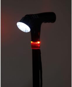 Bastone da passeggio con luce led e allarme acustico