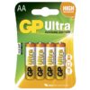Blister 4 Batterie GP Ultra Alcaline Stilo AA 15AU/LR6