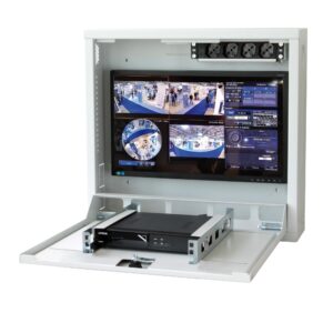 Box di sicurezza per DVR e sistemi di videosorveglianza Bianco con Anti-intrusione