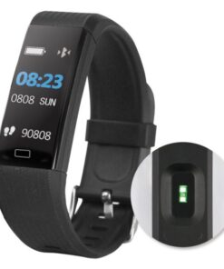 Bracciale Fitness Tracker Bluetooth 4.0 con Cardiofrequenzimetro 140CH
