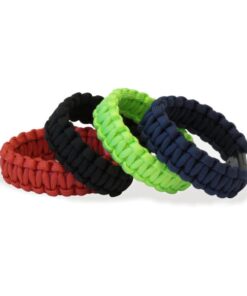 Bracciale Paracord con Micro USB Blu