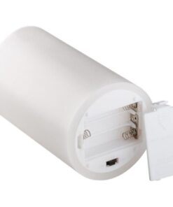 Candela a LED in Cera Bianca 7,5 x 12,5 cm