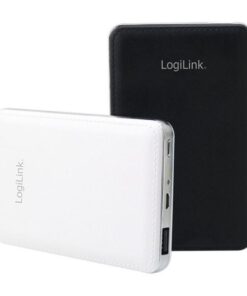 Carica Batterie Power Bank per Smartphone Tablet 8000mAh USB Bianco