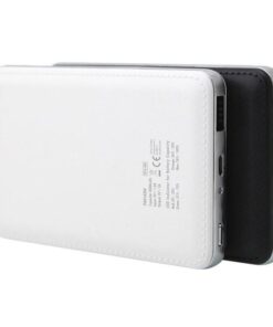 Carica Batterie Power Bank per Smartphone Tablet 8000mAh USB Nero