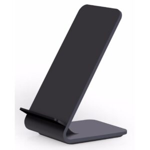 Caricabatterie Wireless Fast Qi Stand Verticale 10W Nero