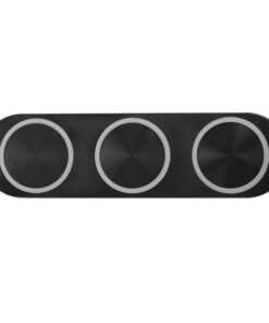 Caricabatterie Wireless Qi 3 posizioni e 2 porte USB