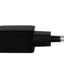 Caricatore 2xUSB 2,1A Spina Europea 2pin Nero