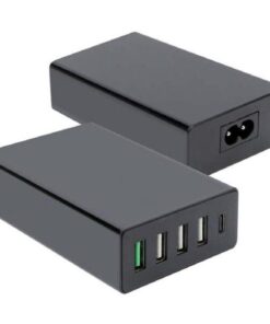 Caricatore Fast Charge USB-C 4xUSB tipo A