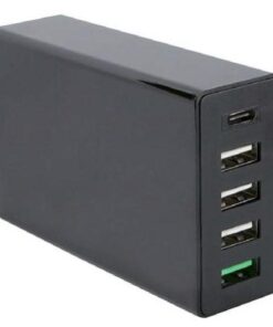 Caricatore Fast Charge USB-C 4xUSB tipo A