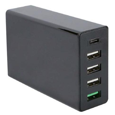 Caricatore Fast Charge USB-C 4xUSB tipo A